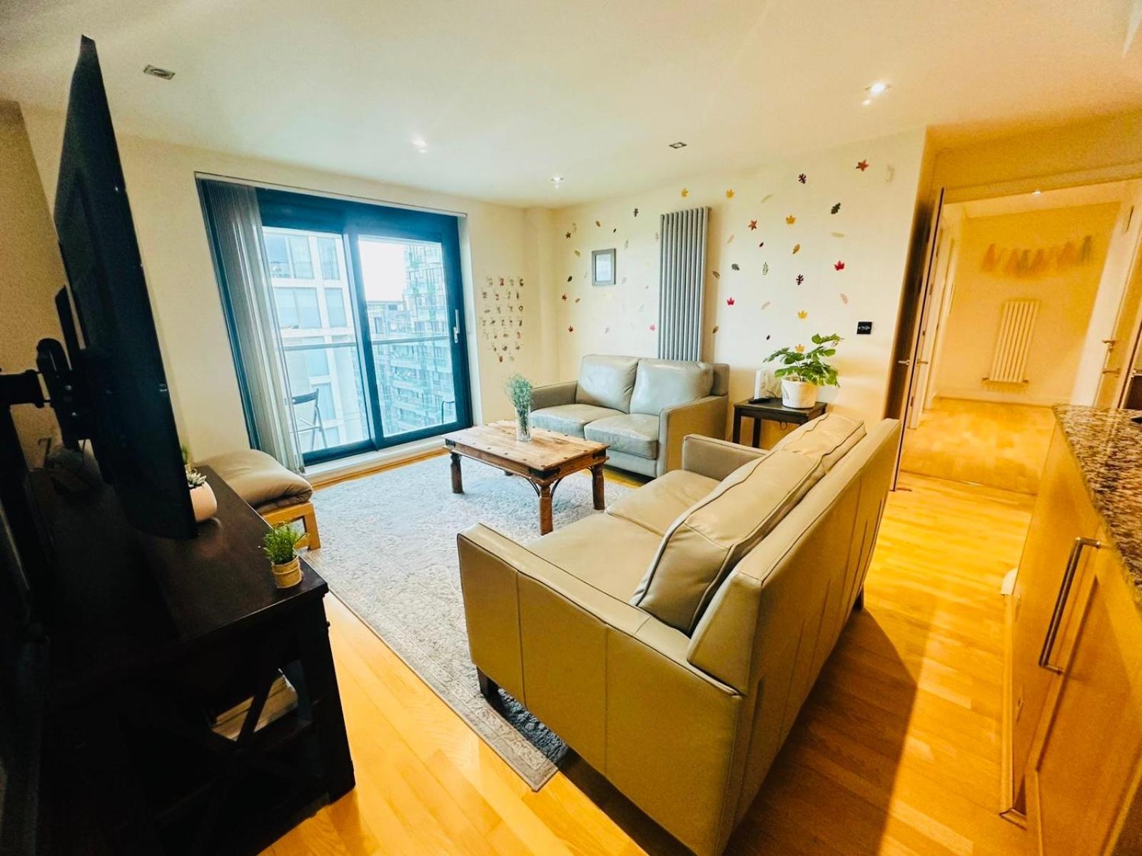 Modern 2Bed 2Bath Apartment Canary Wharf - Upto 5 Person London Exterior foto